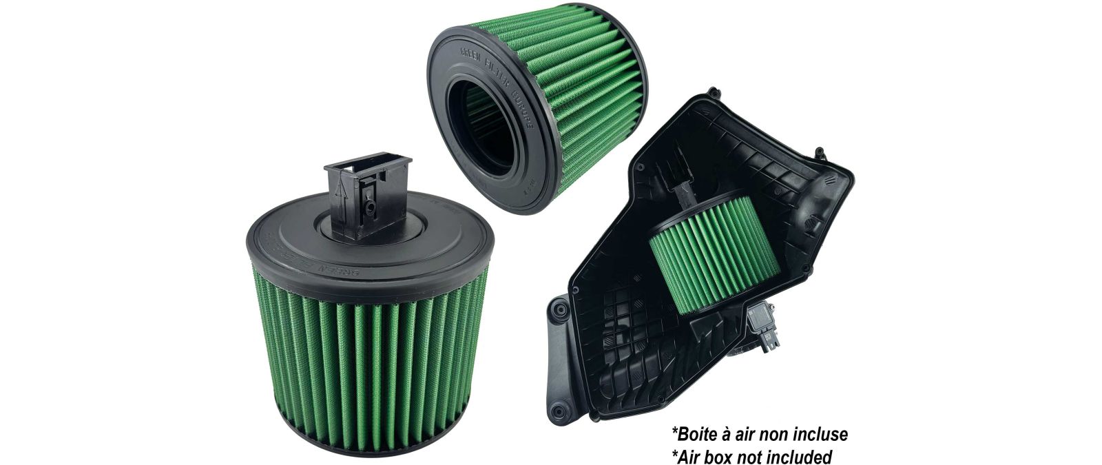 Filtre à air GREEN de remplacement pour BMW SERIE 3 (E46) 330 XD (204 cv)  02/03>09/05 (G491609)