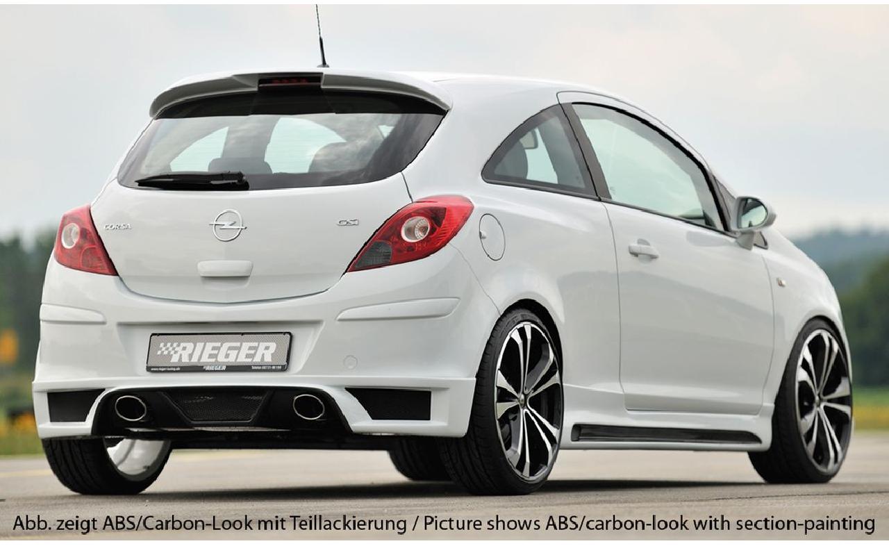 RIEGER TUNING Rajout AR pour Opel Corsa D incl. facelift sauf OPC