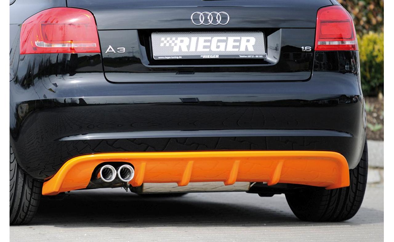 RIEGER TUNING Diffuseur Ar pour Audi A3 (8P) 3/5-portes/cabrio (07/2008-)