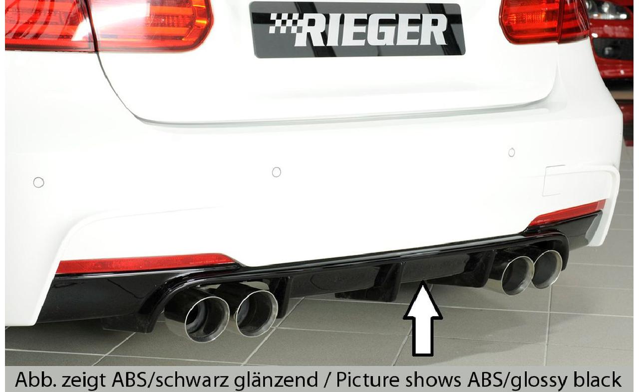 RIEGER TUNING Diffuseur Ar pour BMW Série 3 F30/F31 berline/break avec pare- chocs M pour 335i/340i