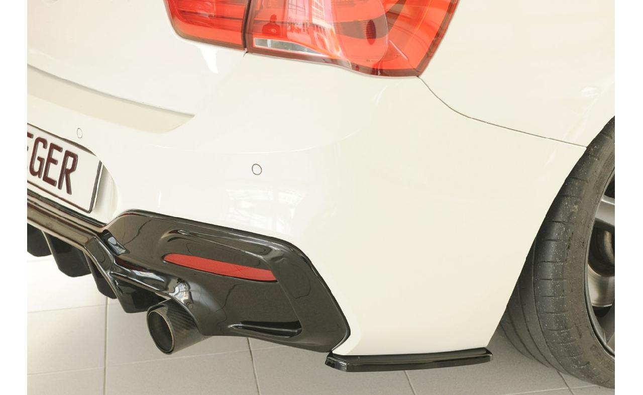RIEGER TUNING Jeu de lame de pare-choc AR latérale pour BMW Série 1 F20/F21  Pack M (2015-) 3/5 portes (35067)