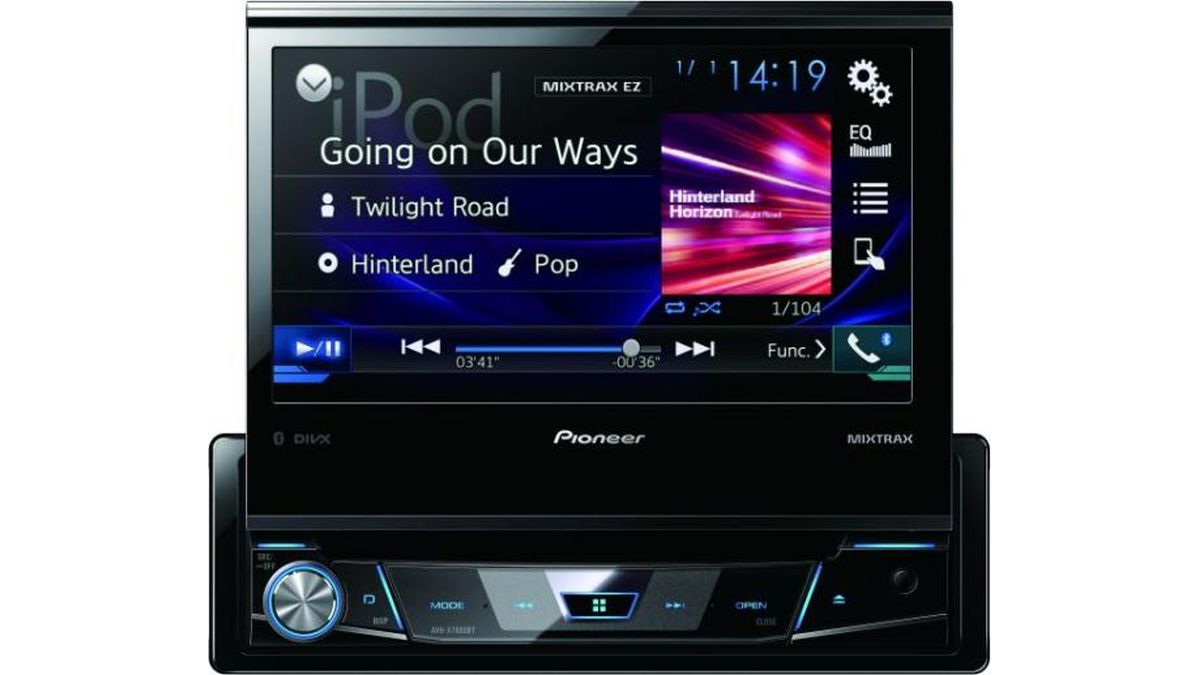 PIONEER Autoradio multimédia DVD, 1 DIN, écran 7'', USB ...