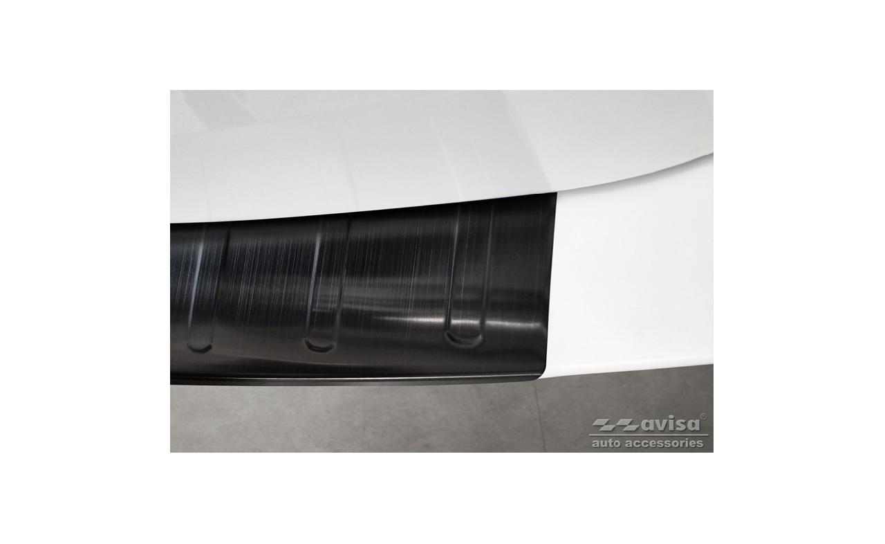  Protection de seuil arrière (ABS) compatible avec Renault Laguna  Estate 2007- Noir