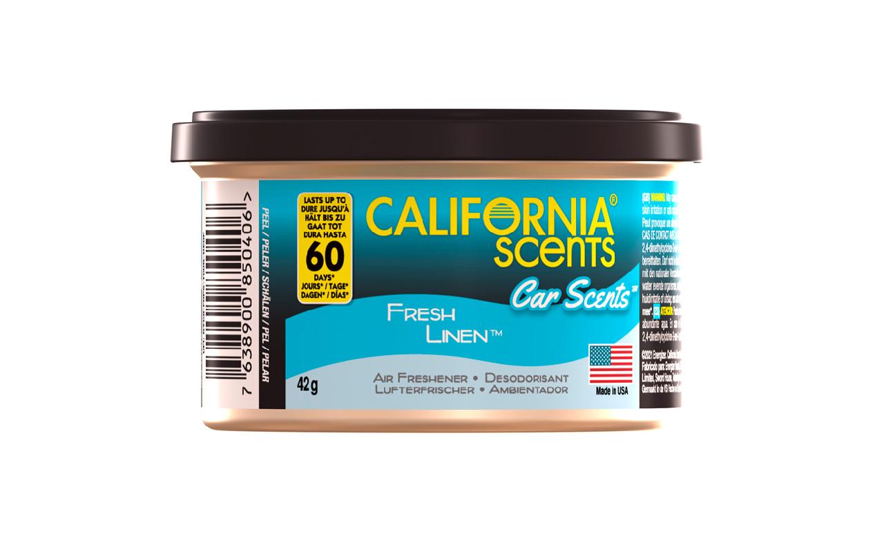 California Scents Désodorisant - Fresh Linen - Canette 42gr (CD LINEN)