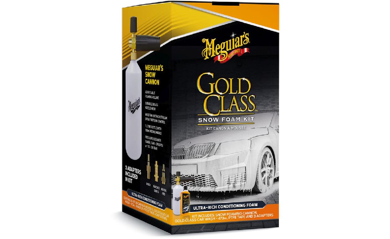 Meguiars Car Wash Snow Cannon Kit + Meguiar's Gold Class Car Wash