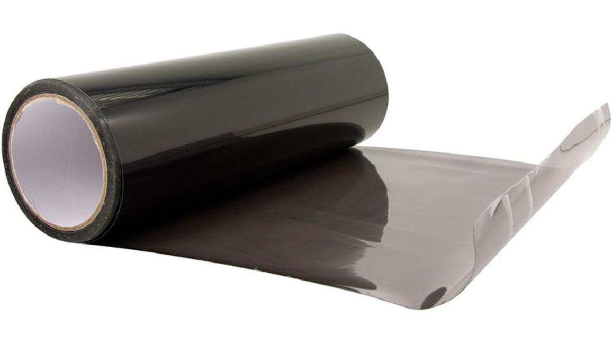 film vinyle Noir brillant thermoformable sticker adhésif covering 152cm x  50cm
